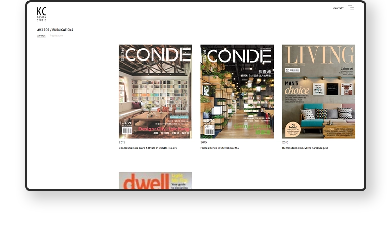 台北 KC DESIGN RWD形象官網/網站設計/動態網站設計/形象官網設計 手機版(5)