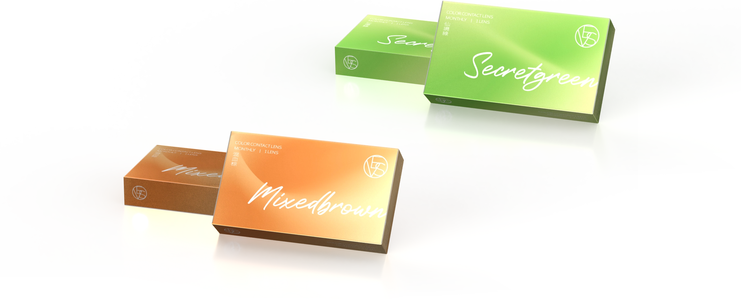 威世VES隱形眼鏡 包裝設計/禮盒設計/平面設計 電腦版(2)