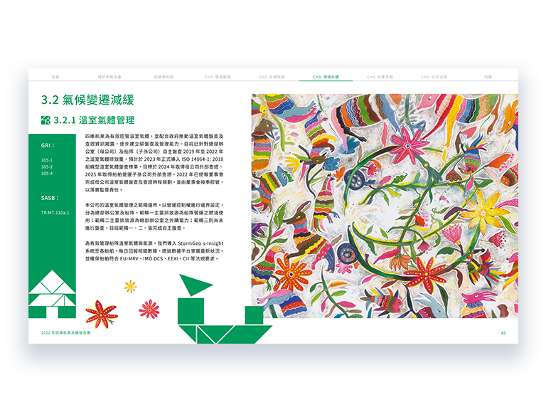 四維航業 2022 ESG 永續報告書 美編排版設計 手機版(7)