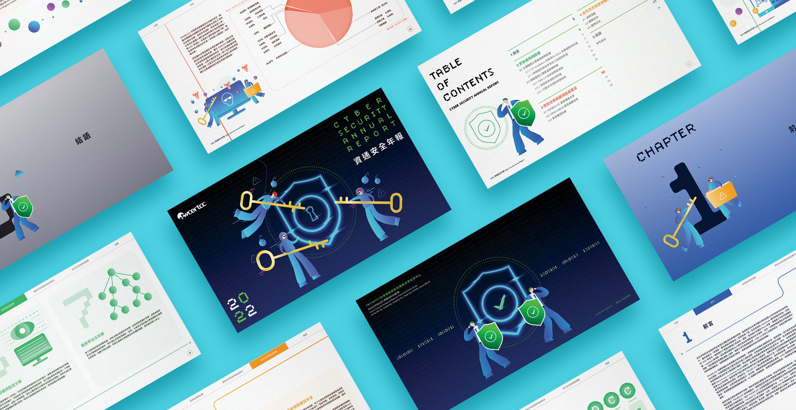 TWCERT CC 台灣電腦網路危機處理暨協調中心 資通安全年報 美編排版設計 [品牌設計 / ci設計 / vi設計 / logo設計 / 平面設計 / 型錄設計 / 展場設計]電腦版(1)