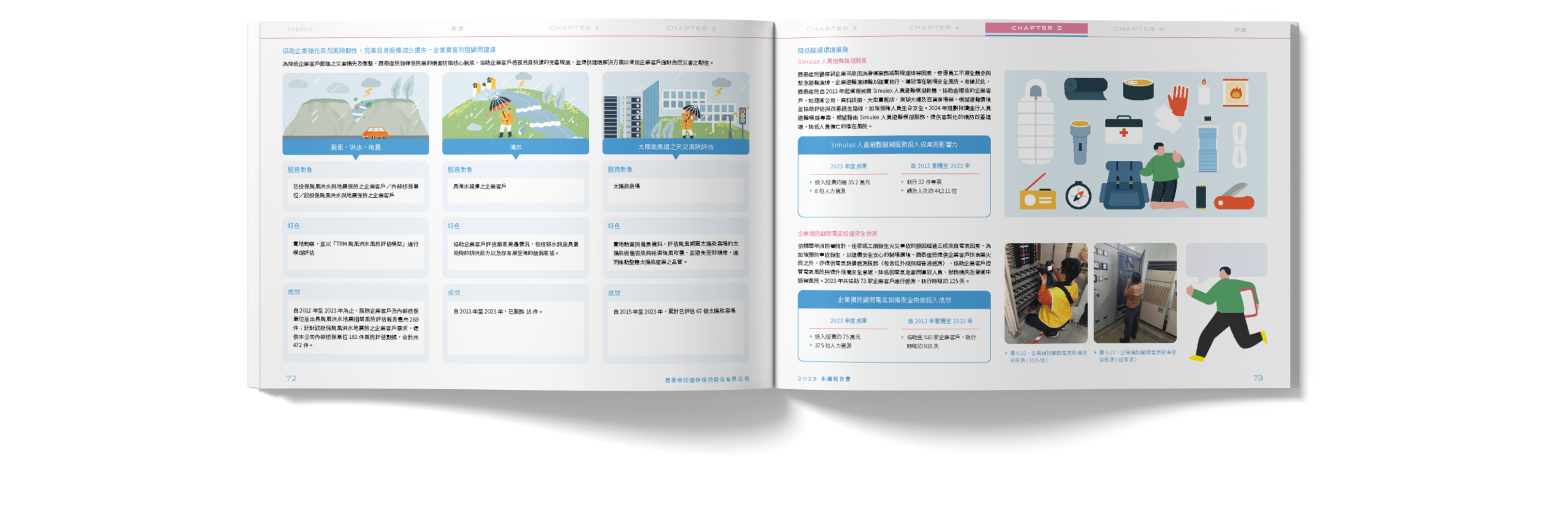 國泰產險 2023 ESG 永續報告書 美編排版設計 [書本設計/平面設計/書本印刷設計/排版設計/CSR企業社會責任報告書美編排版設計/ESG永續報告書美編排版設計/ESG永續報告書網站設計]電腦版(8)