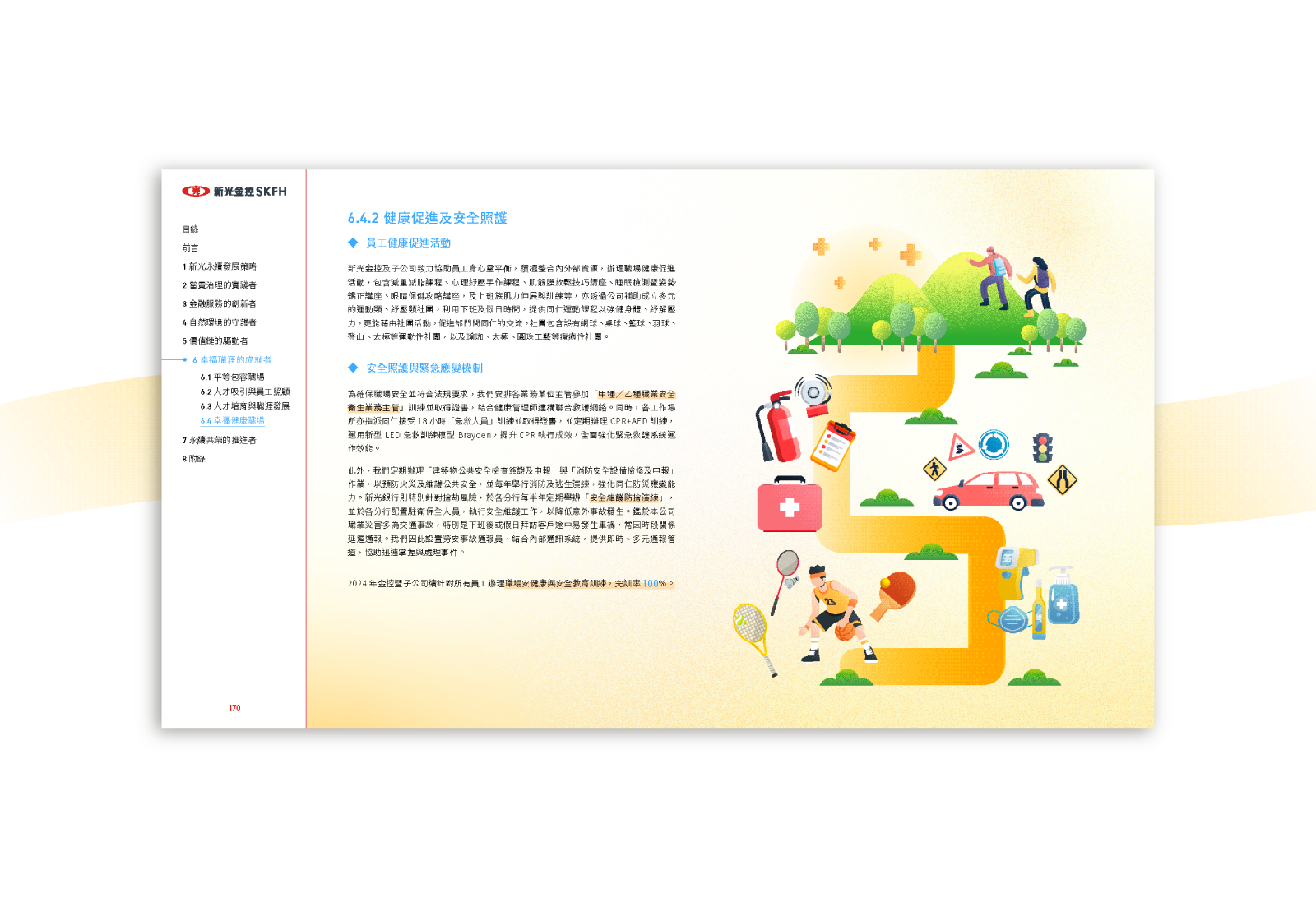 新光金控 2024 ESG 永續報告書 美編排版設計 [書本設計/平面設計/書本印刷設計/排版設計/CSR企業社會責任報告書美編排版設計/ESG永續報告書美編排版設計/ESG永續報告書網站設計]手機版(9)